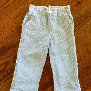 Janie and Jack Seersucker Adjustable Pants/ Shorts